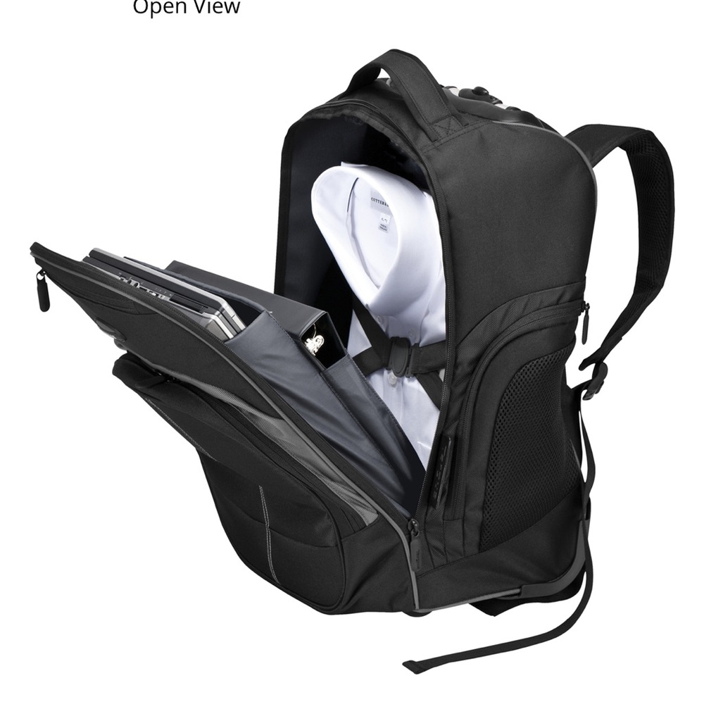 Targus Black Compact Rolling Backpack - image 6